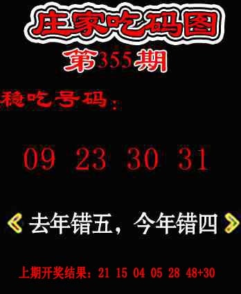 355期庄家吃码图[图]