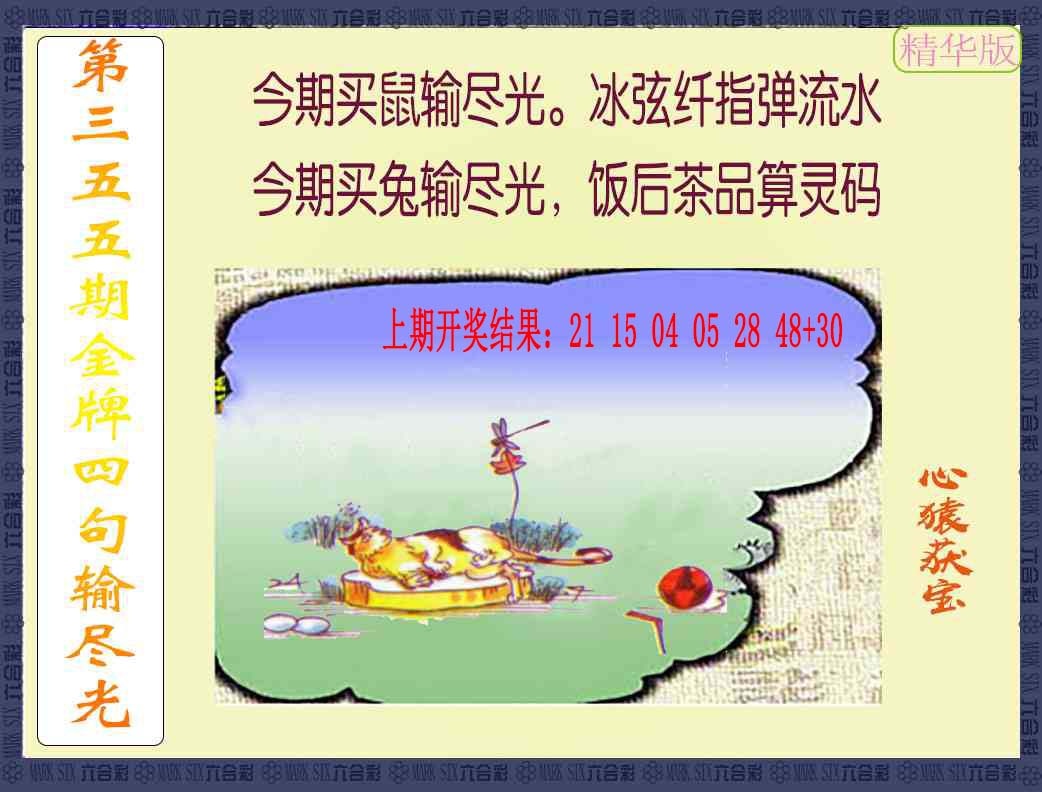 355期金牌四句输尽光[图]