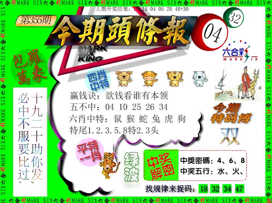 355期今期头条报[图]