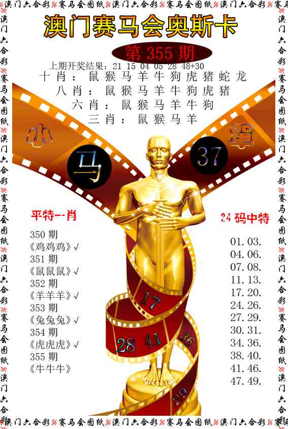 355期新奥斯卡[图]