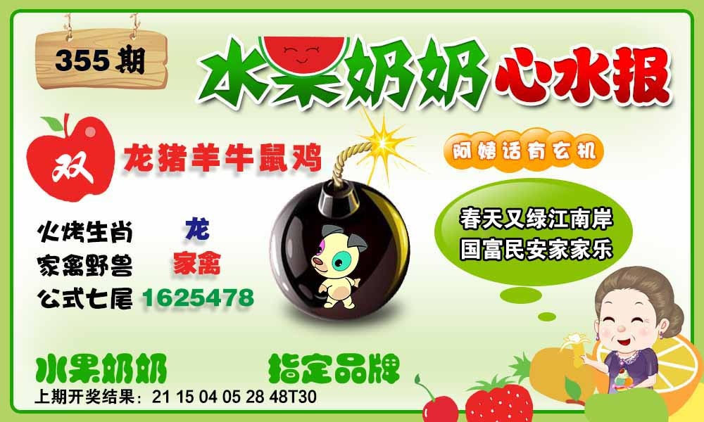 355期水果心水报[图]