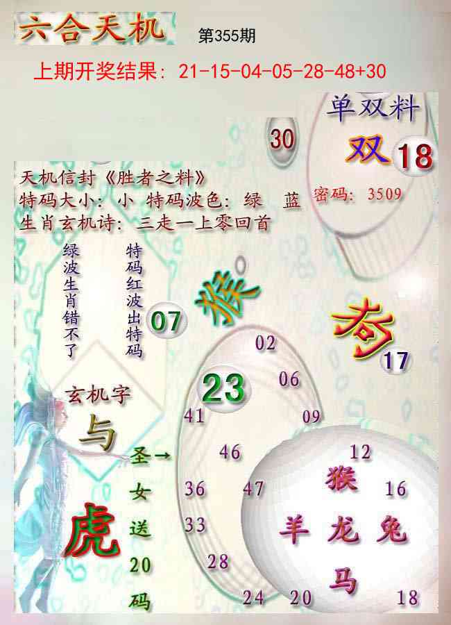 355期天机报[图]