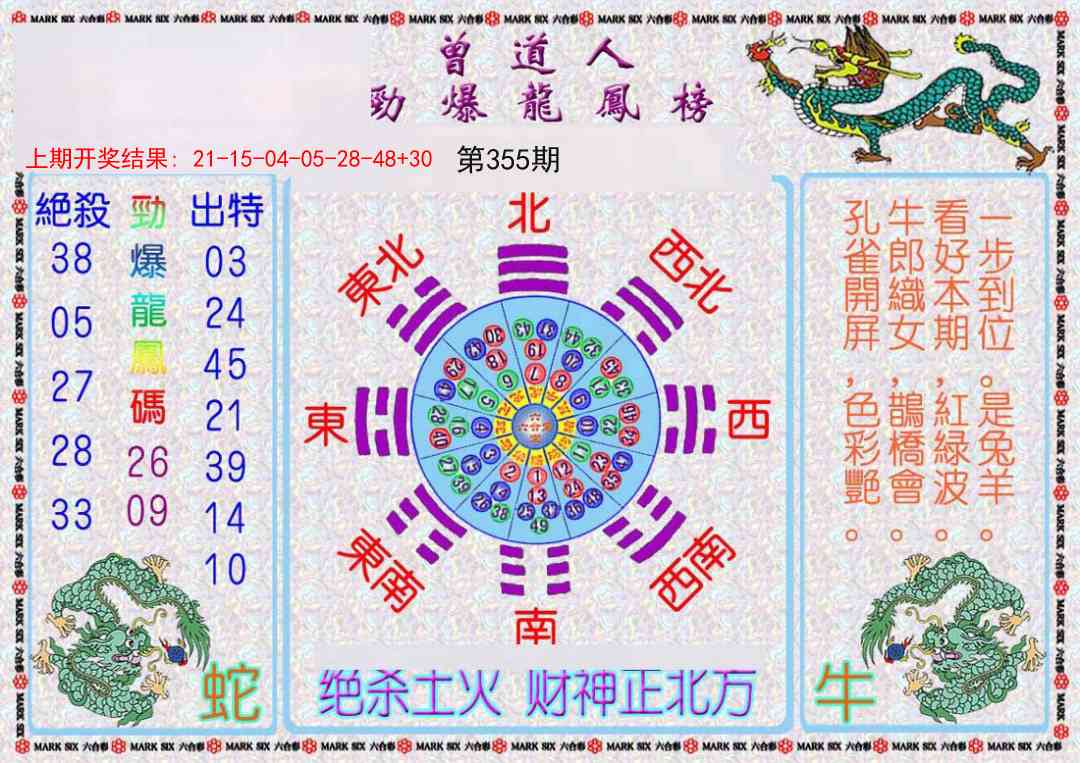 355期曾道人劲爆龙凤榜[图]