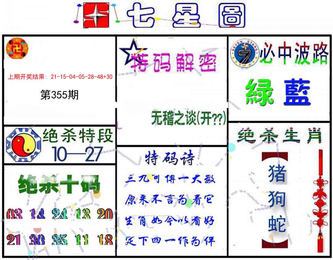 355期七星图B[图]
