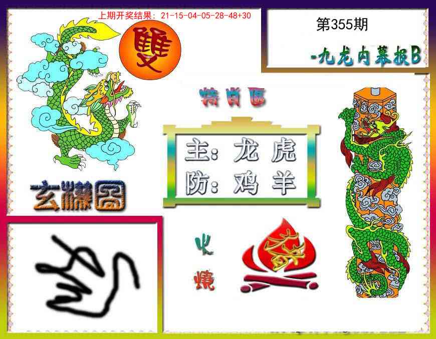 355期九龙内幕特肖图B[图]