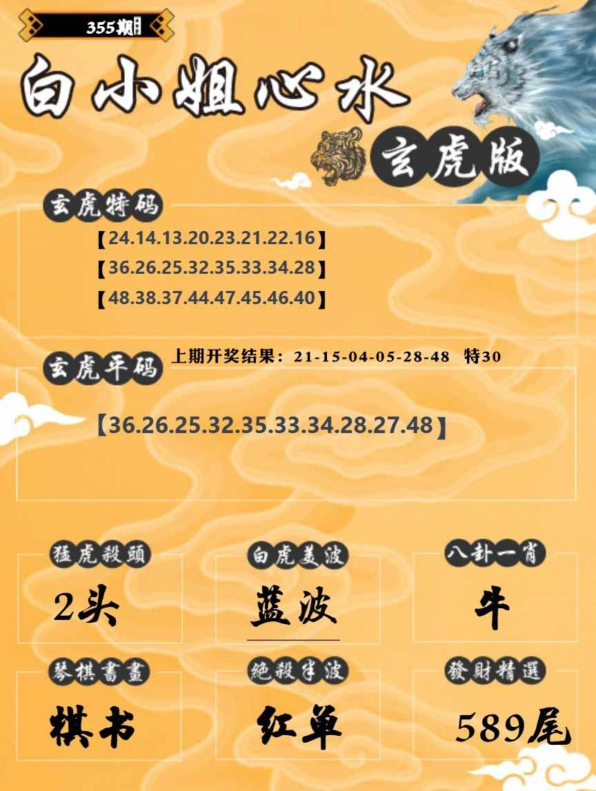 355期白小姐玄虎[图]